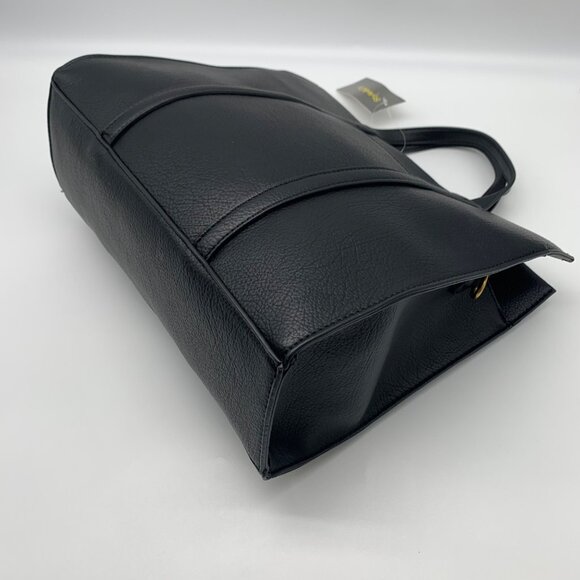 Style & Co Black Medium Boxy Tote - Picture 9 of 12